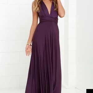Lulu’s convertible bridesmaid/prom dress